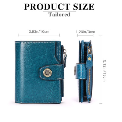 Ví nữ 100% da thật cao cấp phong cách mới