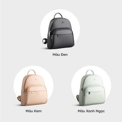 Balo Yuumy ( Thời trang nữ tiện lợi cỡ trung - Balo da Seasand YBA86 )