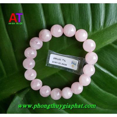 Vòng đeo tay thạch anh hồng