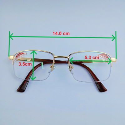 Kính lão hai tròng cao cấp nửa viền  phù hợp đi đường và đọc sách