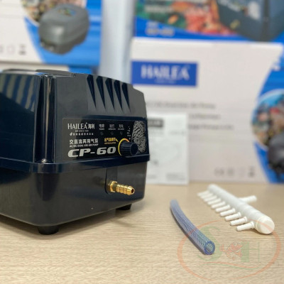Máy sủi oxy tích điện Hailea CP / CPA 40, 60, 100, 120, 160 Air Pump bình trữ sục bể thủy sinh cá tép cảnh