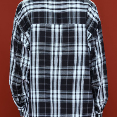 DOTTIE - Sơ mi tay dài kẻ ô - T1026