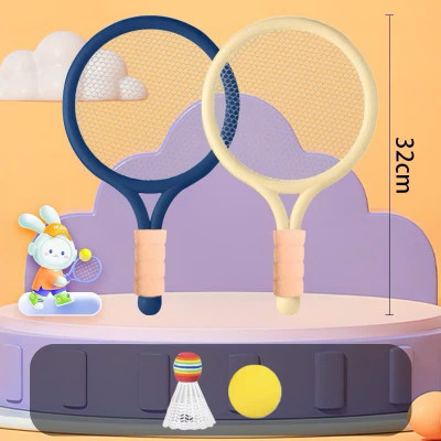 Bộ Đồ Chơi Thể Thao Vợt Cầu Lông 32cm, Vợt Tennis Trẻ Em, 1 Quả Bóng và Cầu Pickleball - HÀNG CHÍNH HÃNG MINIIN
