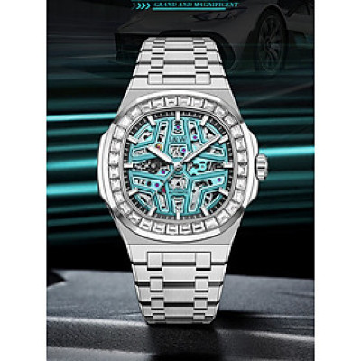 Đồng Hồ Nam I&W Carnival 763G1 Chính Hãng Full Box Chống Nước Kính Chống Xước Dây Thép Cao Cấp BH24T (Máy Cơ Tự Động)