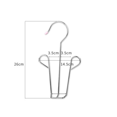 Combo 5 Móc Inox Treo Phơi Giày Dép, Quần Áo - Giá Treo Giày Inox 304 Không Gỉ Dày