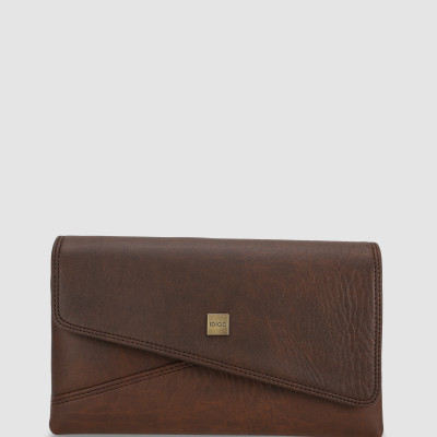 Túi đeo chéo nữ thanh lịch IDIGO FB2 - 380, túi xách cầm tay dáng chữ nhật nắp gập