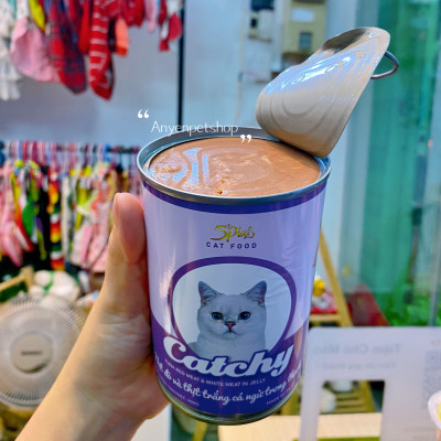 PATE CATCHY DÀNH CHO MÈO LON 400G