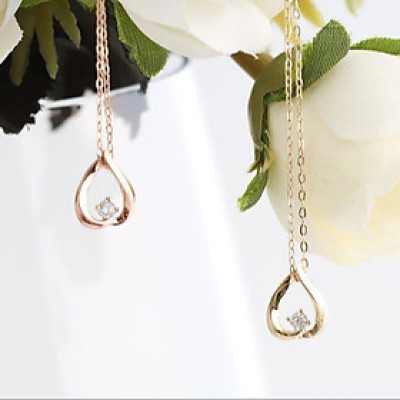 Set Dây Chuyền Vàng 14K Mặt Trái Tim - MOON Jewelry