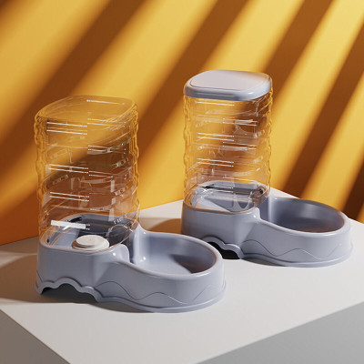 Khay Bát Ăn Và Bình Nước Tự Động Cho Chó Mèo Dung Tích 3.5L