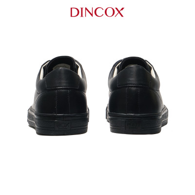 Giày Sneaker Da Unisex DINCOX D20 Black Năng Động Cá Tính
