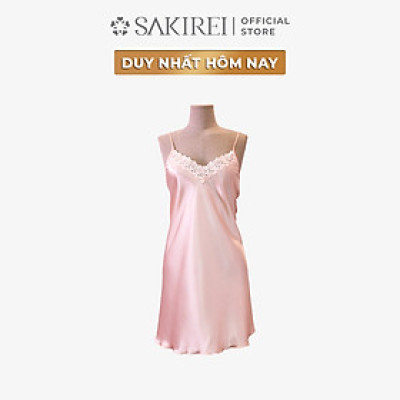 [Quà tặng] Váy ngủ lụa cao cấp Sakura (màu ngẫu nhiên)