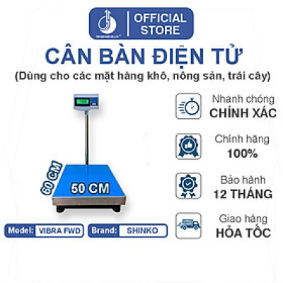 Cân Bàn Điện Tử Vibra FWD - Mặt Bàn Cân 500X600MM