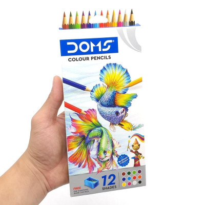 Hộp 12 Bút Chì Màu DOMS 3445