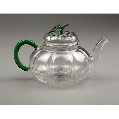 Ấm trà thuỷ tinh 600ml tay vồng