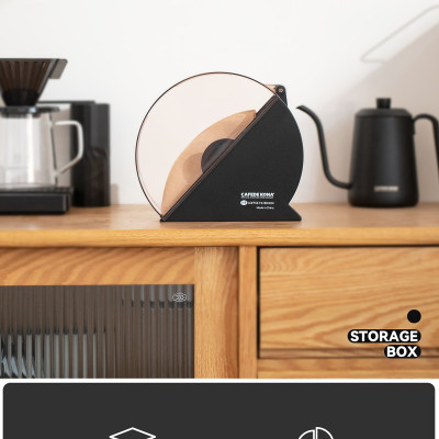 Hộp nhựa đựng giấy lọc cà phê pour over V60 CAFE DE KONA