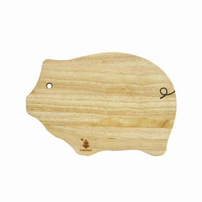 Thớt gỗ hình heo size trung 28cm | Gỗ Đức Thành - 06321 | Đạt chứng nhận vệ sinh an toàn thực phẩm