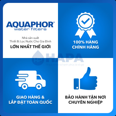 Bộ 3 Lõi Lọc Nước AQUAPHOR Nhập Khẩu Thay Cho Máy AQUAPHOR CRYSTAL H - Hàng Chính Hãng