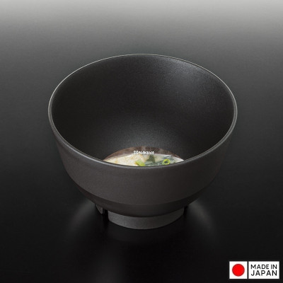 Bát nhựa tròn Nakaya Sujime Ø11.5cm - Màu nâu - Hàng nội địa Nhật Bản nhập khẩu chính hãng