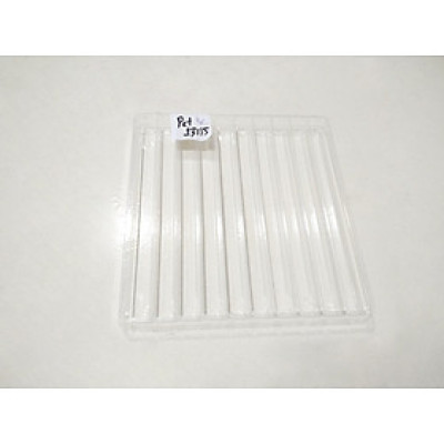 Combo 100 cái khay nhựa PET loại 10 con giúp bảo quản và giữ dáng tôm Nobasi