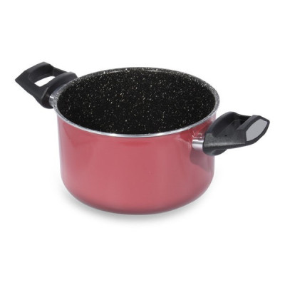 Nồi Easy Seoulcook 18 cm đáy từ (hồng) chống dính vân đá cao cấp Hàn Quốc, dùng được tất cả các loại bếp / Induction