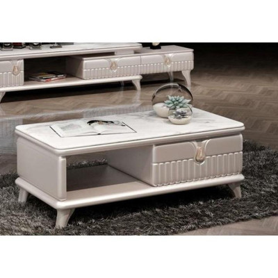 Bàn Sofa Đẹp Mặt Đá Juno Sofa HHP-BSF176-12 Cao Cấp