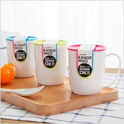 Bộ 3 cốc nhựa Nakaya có nắp 300ml - Nhật Bản