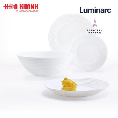 Đĩa Sâu Thủy Tinh Luminarc Harena 23cm - bộ 6 đĩa - N5413