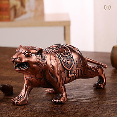 GẠT TÀN HỔ 2022 | GẠT TÀN THUỐC HÌNH HỔ HỢP KIM ĐỒNG | Gạt tàn con Hổ hoạ tiết hoa văn cổ hợp kim cao cấp