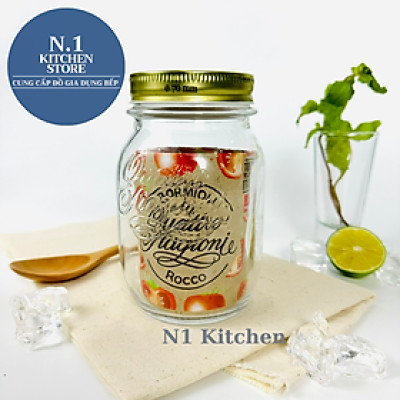 Hũ thủy tinh 500ml Quattro Invetro Ý - Hàng Chính Hãng