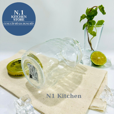 Hũ thủy tinh 500ml Quattro Invetro Ý - Hàng Chính Hãng