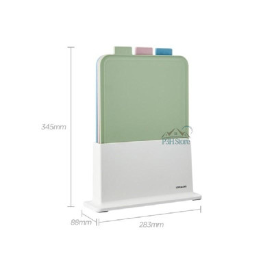 Bộ 3 thớt nhựa kháng khuẩn Lock&Lock kèm giá đỡ CSC251