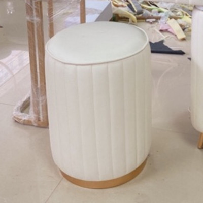 Ghế đôn tròn Juno Sofa đế sắt mạ JN4