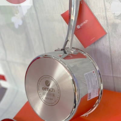 Quánh inox 3 lớp cao cấp đáy liền Tri-max XS EL-3745 size 16cm