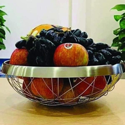 Rổ lưới inox WMF Korb Chaos Lounge Living - 30cm Hàng chính hãng