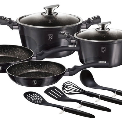 Bộ nồi 10 chi tiết Berlinger Haus BH/6917 carbon pro edition