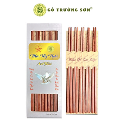 Đũa Gỗ Cao Cấp - Đũa Gỗ Cẩm Lai Trơn - Đồ Gỗ Nhà Bếp Thương Hiệu Trường Sơn