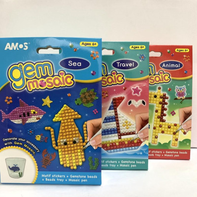 Khuôn xếp hình và dụng cụ nhập khẩu Hàn Quốc AMOS Gem Mosaic