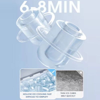 BẢO HÀNH 12 THÁNG - Máy làm đá viên siêu tốc, chỉ trong 6 phút. Thương hiệu Nga cao cấp DSP - KD8001