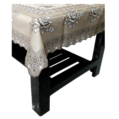 KHĂN TRẢI BÀN PAULEE - 856B (76 cm x 120 cm) HOA VĂN NÂU, PHỦ SALON, KHÔNG THẤM NƯỚC.