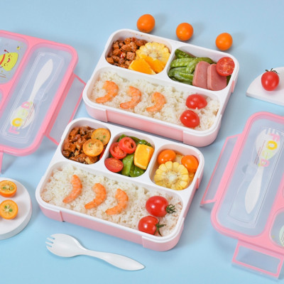 khay cơm, khay ăn rặm cho bé ( tặng thìa )