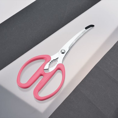 [CHÍNH HÃNG] Kéo nhà bếp đầu cong siêu sắc bén Shimomura Yaki Party - Hàng nội địa Nhật Bản