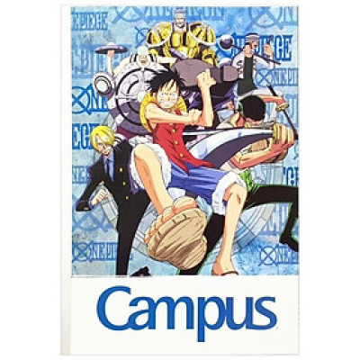 Vở Campus B5 Kẻ Ngang Có Chấm 200 Trang ĐL 70 One Piece - Mẫu 4