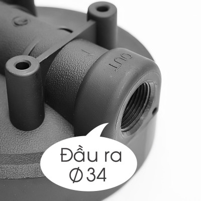 Bộ lọc nước đơn đầu nguồn chung cư SMY 10 inch Bigblue cao cấp (trong tím)