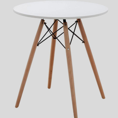 Bàn chân gỗ mặt bàn MDF nhập khẩu Tundo JNST 1542ACT 60 x 60 x 75 cm