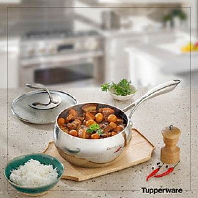 Nồi T Chef Series Saucepan 2.4L (nắp kính) TUPPERWARE CHÍNH HÃNG