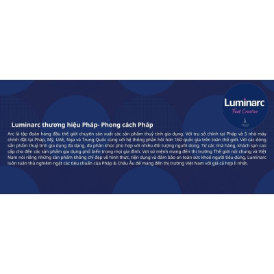 Đĩa Thủy Tinh Luminarc Diwali Harena 25cm cường lực, chịu nhiệt  đựng thức ăn - Bộ 3 đĩa - L1839