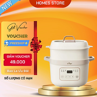 Nồi Nấu Chậm Chưng Yến 1.6L Bear SB-NNC16 Công Suất 270W - Hàng Chính Hãng