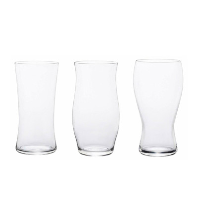 Aderia - Craff Beer - Bộ ly thủy tinh Master - 3 cái