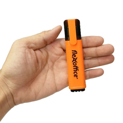 Bút Dạ Quang Flexoffice FO-HL02 - Màu Cam