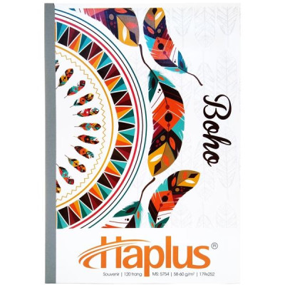 Vở Haplus Souvenir Kẻ Ngang 120 Trang 5754 (Mẫu Bao Bì Là Ngẫu Nhiên)